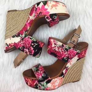 Jessica Simpson | Anika Floral Wedge Heels